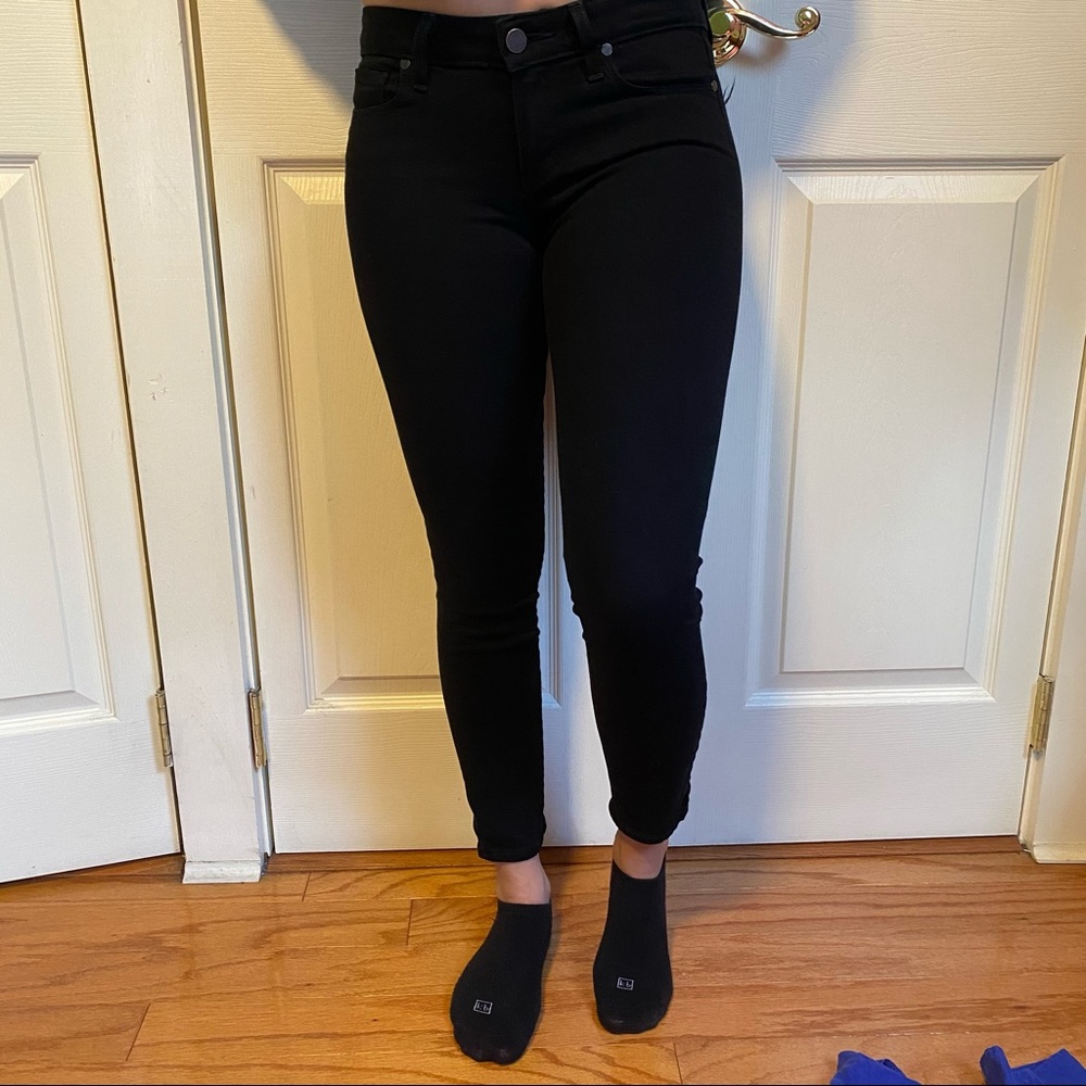 Paige Verdugo Crop Black skinny jeans